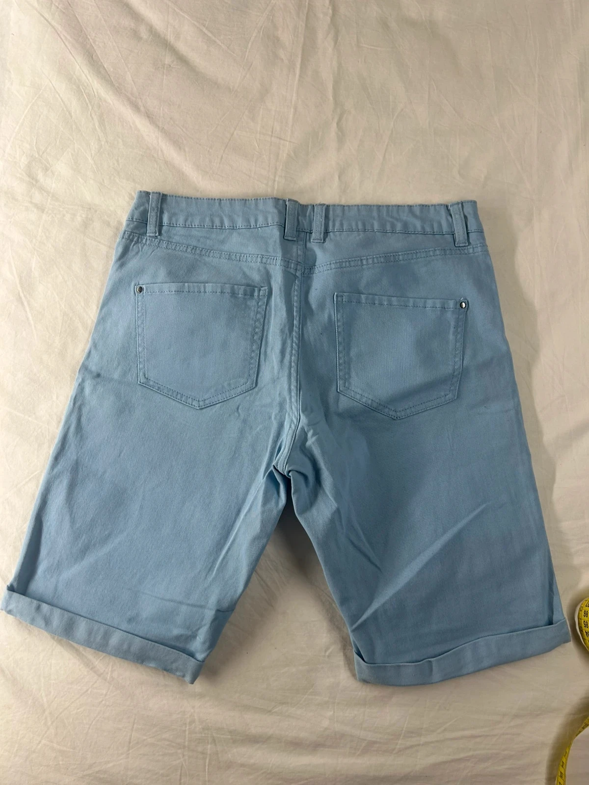 Turkoois blauwe spijkershort tex maat 42 – photo 7